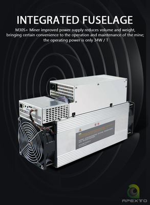 Bergmann 38W 86Th/S 3268W SHA-256 Microbt M30s BTC Asic